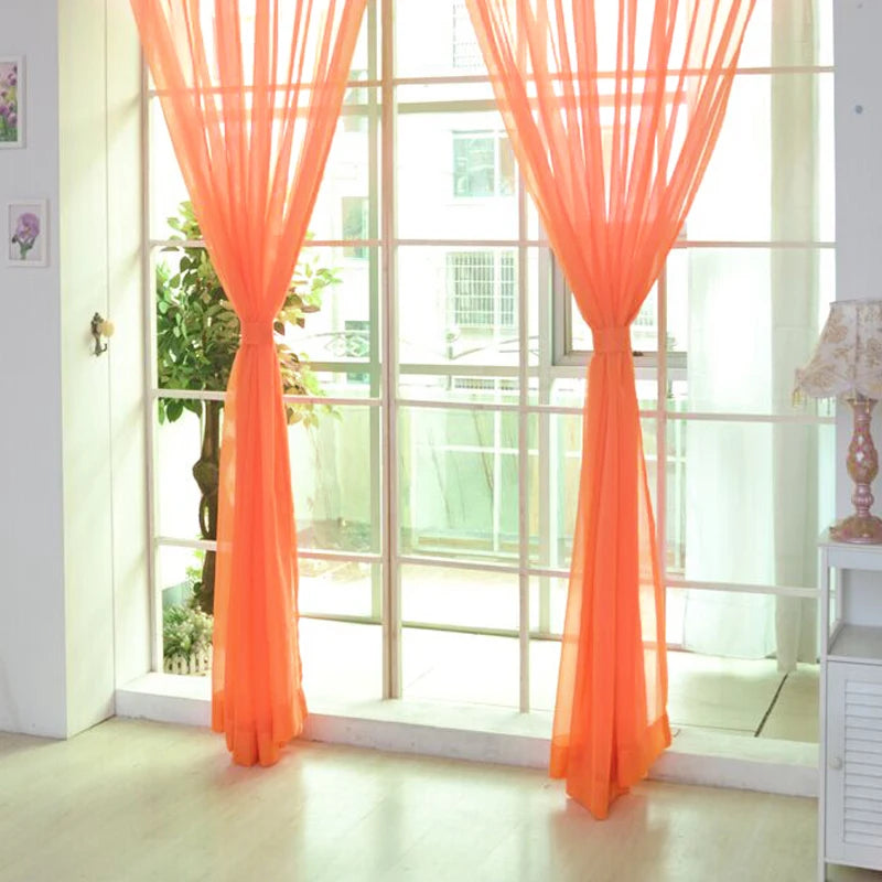 Zhejiang C Voile Gardine - 100 Prozent Polyester 140x250 Cm