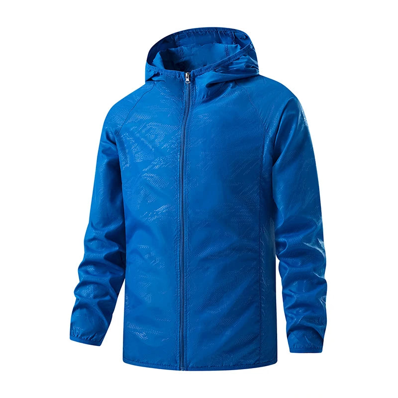 Lngxo Wasserdichte Wanderjacke - UV-Schutz, Größe M/L