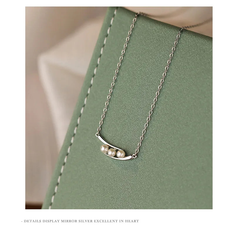 OBEAR XL864 Perlenanhänger Luxus Damen - 925 Silber 1.2g