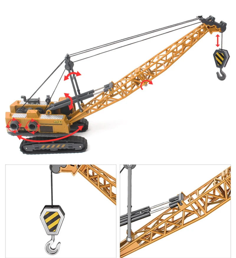 Baufahrzeug-Set 2025: Alloy Traktor & Bagger - Farm Engineering Collection