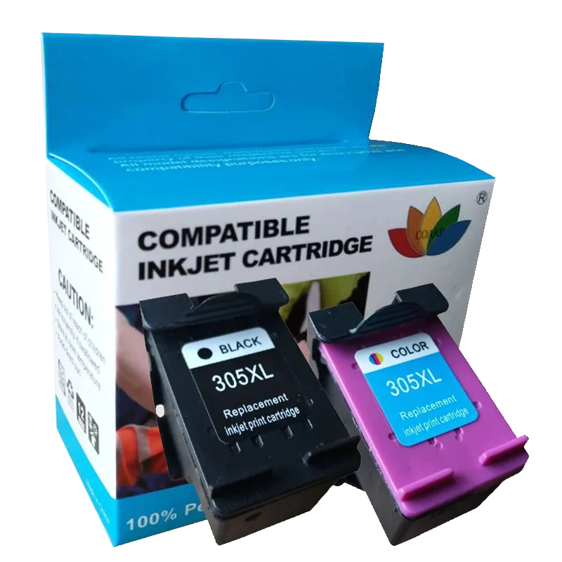 COAAP 305XL Refilled Ink Cartridge Replacement for HP 305 XL HP305 DeskJet 2710 2720 4110 4120 4130 ENVY 6010 6020 6030 6420