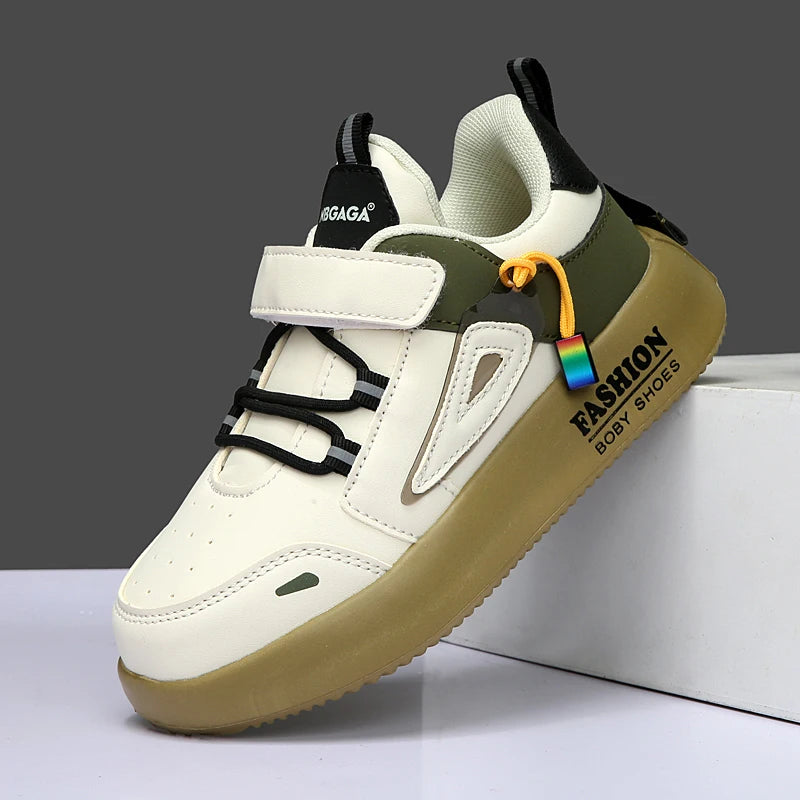 Jungen Mode Skate Schuhe 2025 - Dämpfende Sohle Fußgewölbe-Unterstützung - Plattfuß Casual Sneakers Schulschuhe