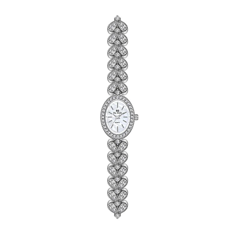 Uhren Frauen Luxus Vintage 2025 - Elegant Golden Armband Damen Uhr - Gold Strass Quarz Armbanduhren Geschenke Frauen Reloj