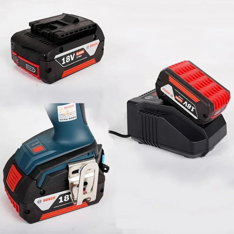 Original Bosch 18V 6.0AH rechargeable lithium-ion battery for BAT609 BAT609G BAT618 BAT618G 3601H61S10🔋🔋