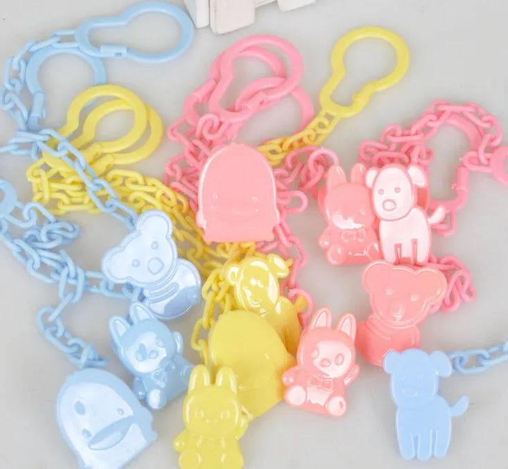 Choice Baby-Saugerclip Cartoon - PVC 3er Set 0-36 Monate