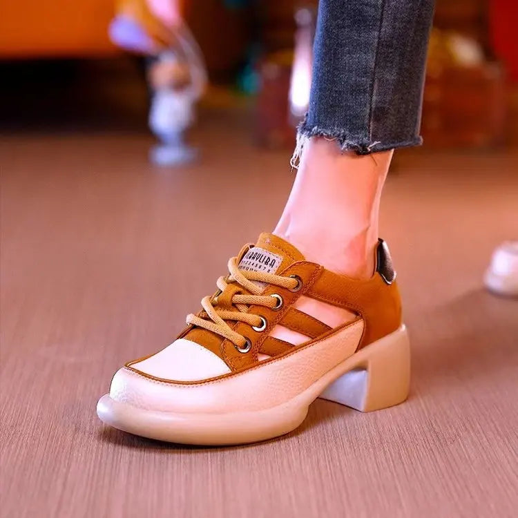 Bella Nora Keilabsatz - 4cm Absatz PU, Größe 36-42