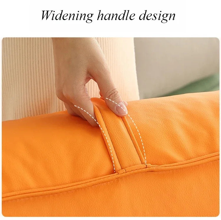 Hubei Dickes Bodenkissen - Größe 40x40 cm, Dicke 8 cm, Samt