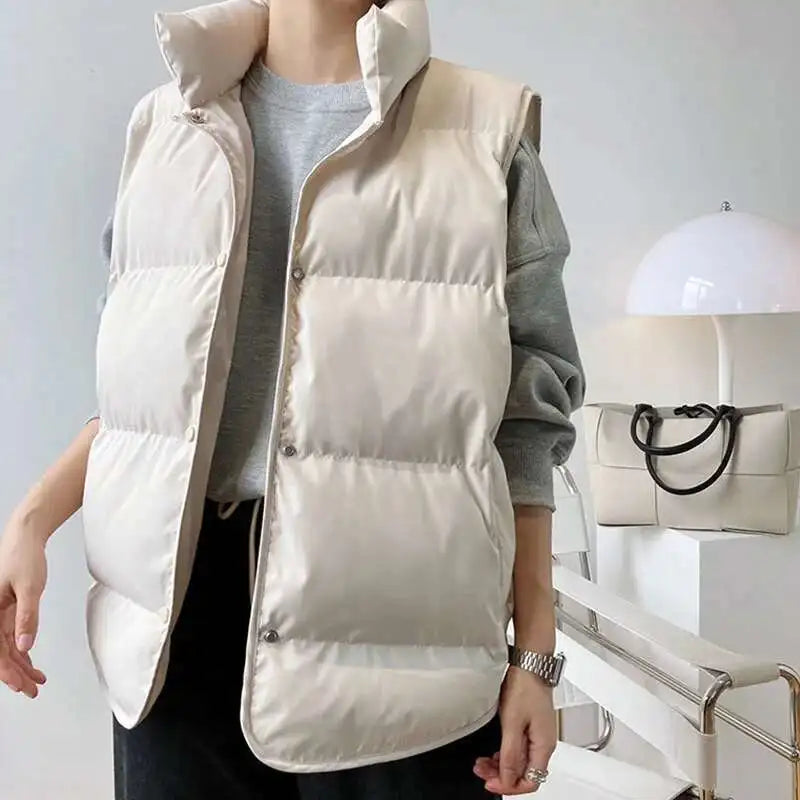 Sheng palae Mode Baumwolle Weste - Ärmellos M Baumwolle