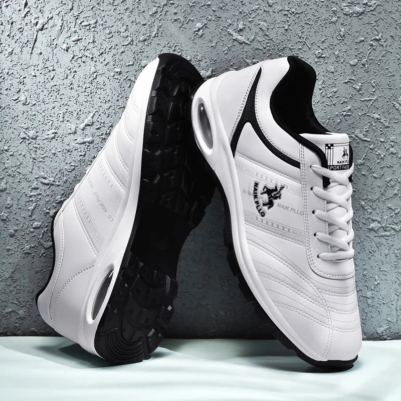 Men Sneakers Running shoes for men Platform New Breathable leather vulcanized shoes zapatos de hombre