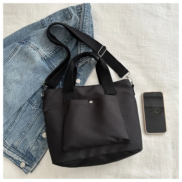 Small Casual Tote Bags Women Shoulder Messenger Bags Korean Canvas Fashion Female Crossbody Bag for Girl 2024 Cloth Handbags