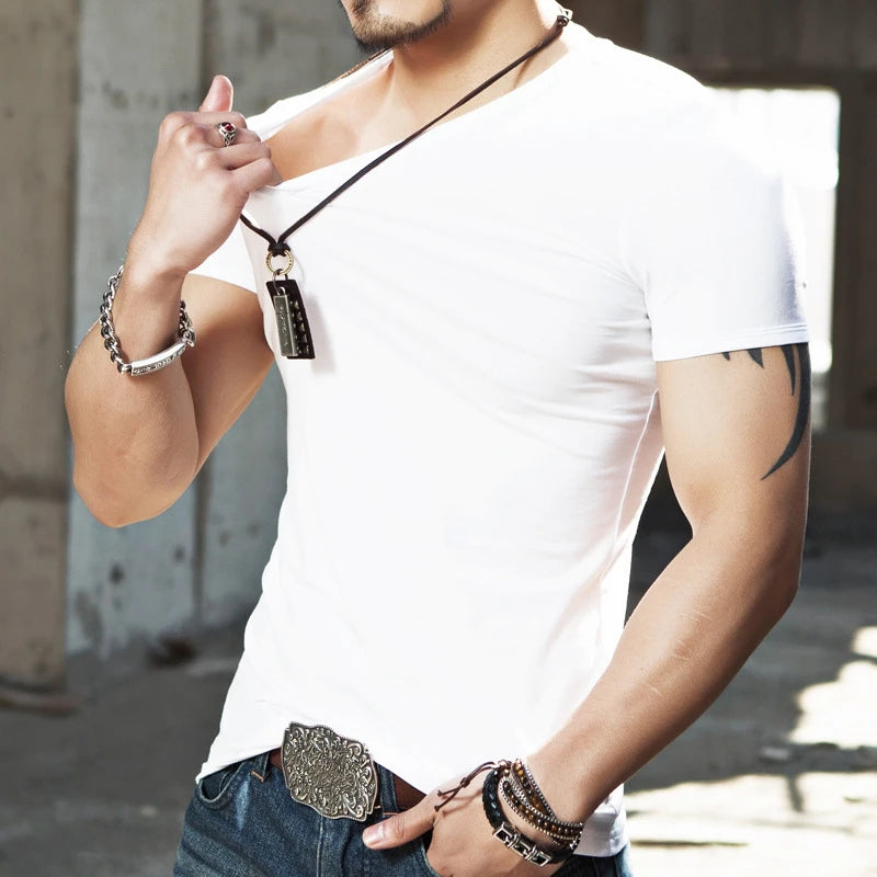 MRMT Herren T Shirt V Ausschnitt - 10 Farben S Bis 5XL