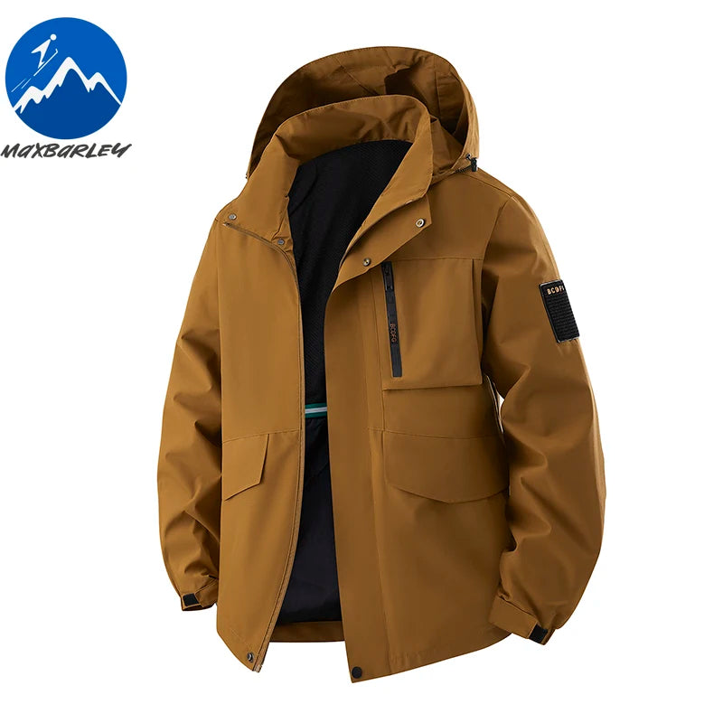 OutdoorPro Jacke wasserdicht - 8XL Kapuze PES winddicht
