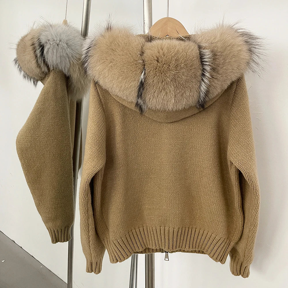 Cardigan cu glugă CN Zhejiang - Mărime M, Greutate >320 g/m²