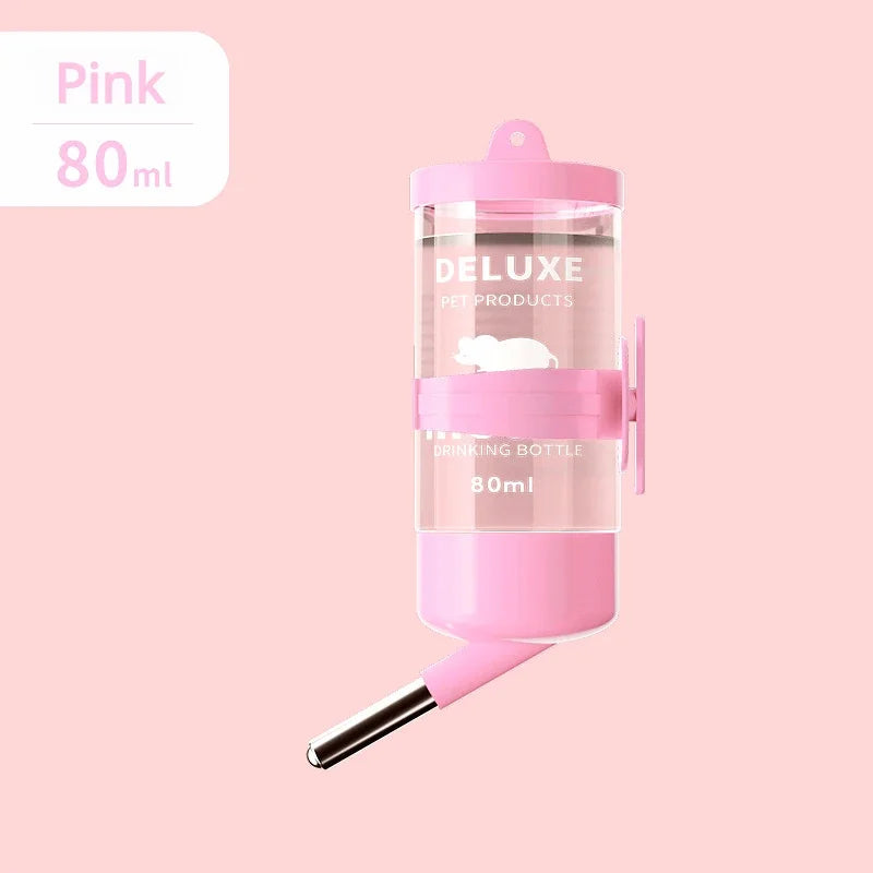 Haustier-Wasserspender 2025: Pet Water Bottle Automatic Water Feeder Hanging Pet Dog Drinking Bowl Plastic Water Dispenser Pet Supplies 80ML/125ML Collection