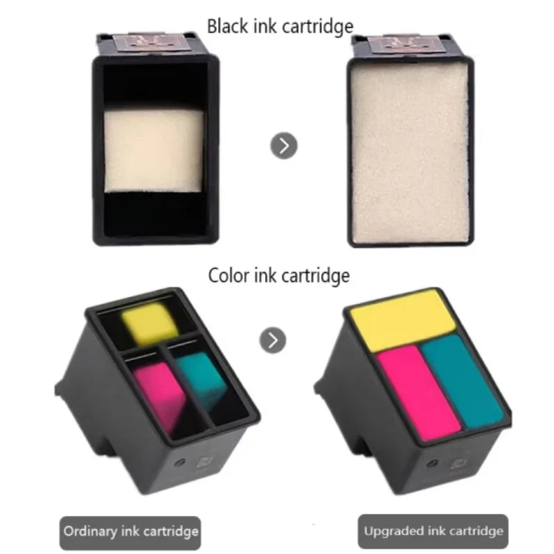 DMYON Replacement for HP 67 XL hp67 Ink Cartridge 67XL for ENVY 6010 6020 6022 6030 6052 6055 6058 6069 6075 6078 6458 Printer