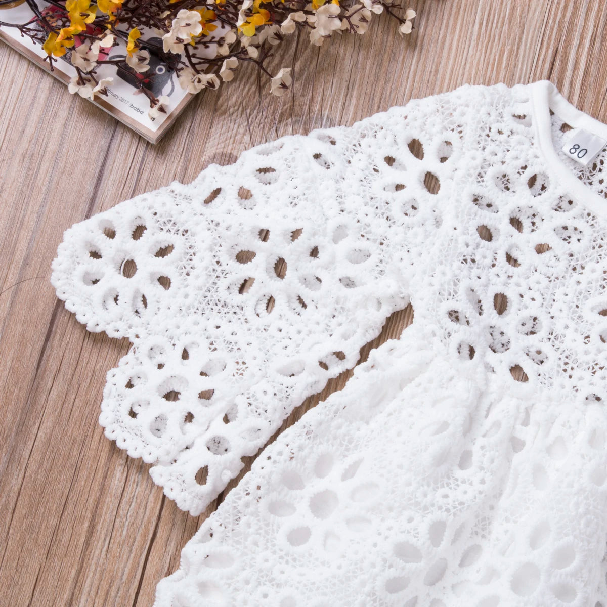 Familie Mutter Tochter Passende Kleidung 2025 - Frauen Baby Mädchen Kleid Sommer Party - Hochzeit Prinzessin Weiß Ausgeschnitten Blumen Spitze Outfit