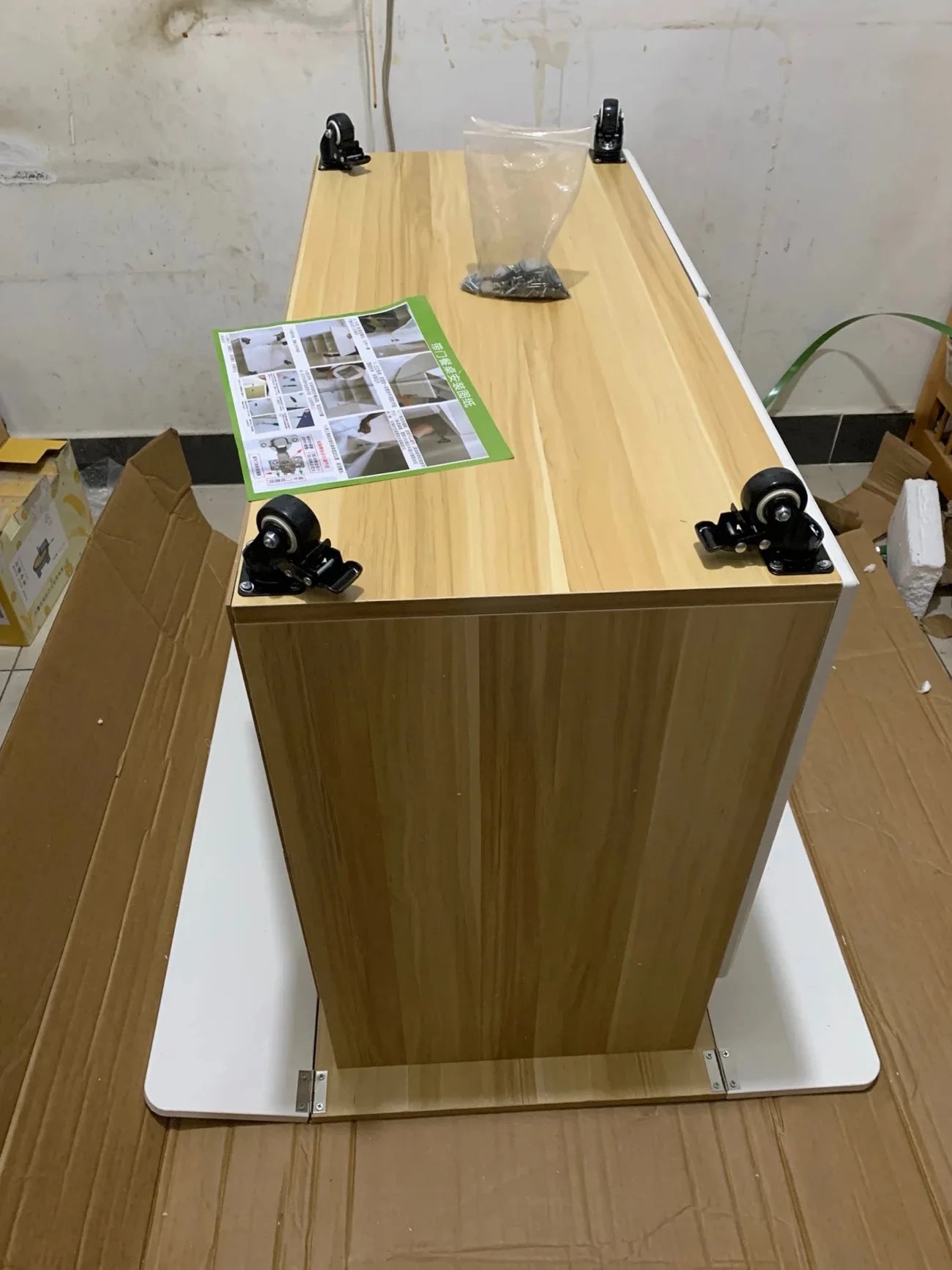 Modern Klappbar Esstisch Mit Aufbewahrung Regale Beweglich Küche Insel Schrank Massivholz Spanplatte Für Kleine Räume