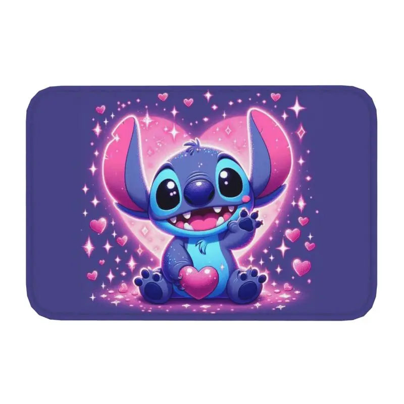 Custom Cartoon Stitch Floor Door Kitchen Bathroom Mat Anti-Slip Outdoor Doormat Bedroom Balcony Entrance Rug Carpet Footpad