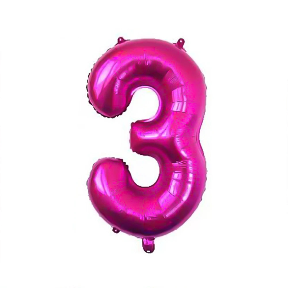 Choice Q001-HPK Zahlenballon - 32 Zoll Rosa Folie Party