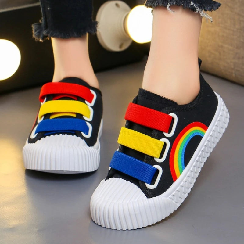 Kinder-Canvas-Schuhe 2025: Fashion-Hook Casual - Toddler Walking Collection