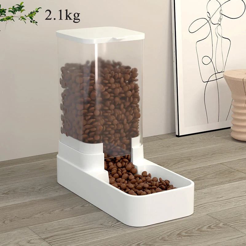 Große Kapazität Pet Feeder 2025 - Automatisch Pet Wasser Spender - Hunde Katzen Food Storage Spender Langlebig Cat Drinker Hunde Feeder