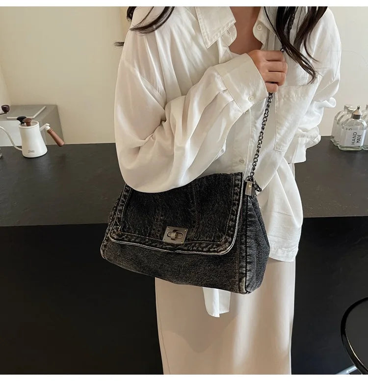 Fashionable And Versatile Shoulder Bag Crossbody Bag Commuting Bag College Student Minimalist Casual Tote Bag For Women Flap Bag