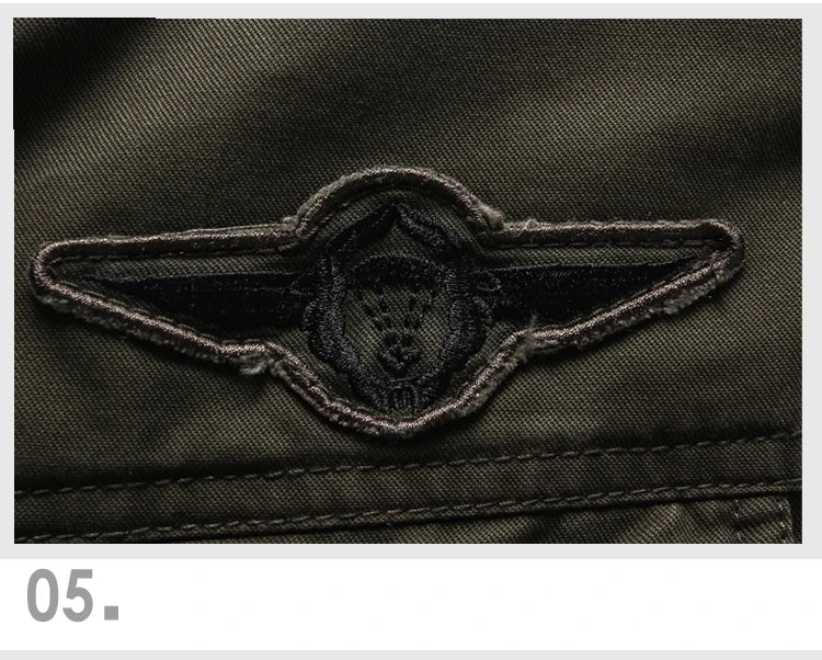 Alpha Military Jacke Casual - Baumwolle M-6XL Taschen