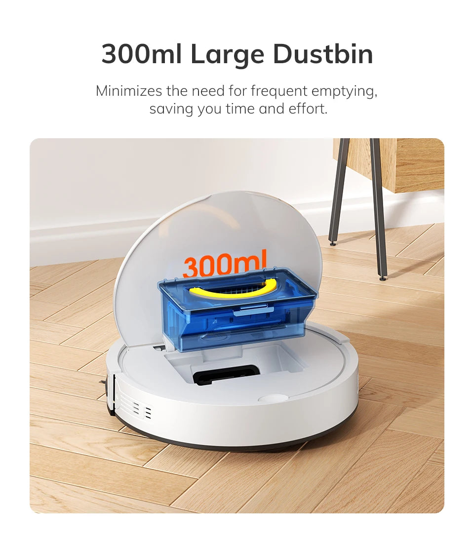 Aspirator robot ILIFE V2, autonomie de 120 de minute, aspirator robot cu autoîncărcare, subțire, silențios, ideal pentru păr de animale și podele dure