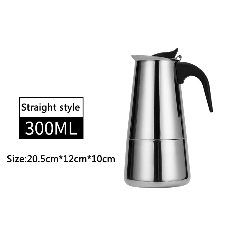 Choice Mokka Elektrisch Gerät - 6 Tassen Edelstahl 600 W