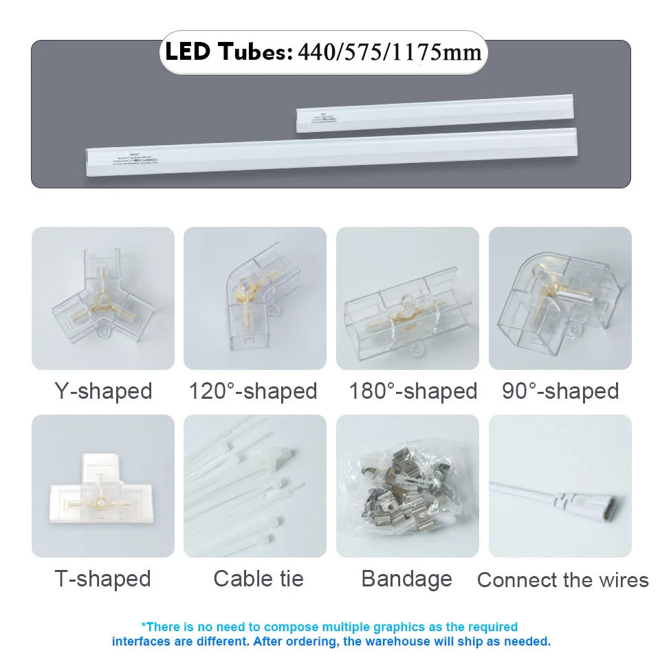 Lampă de tavan hexagonală pentru frizerie, garaj auto, tub LED 6500k, pentru sală de sport, bar, salon de coafură, bibliotecă, atelier, reparații caroserie auto