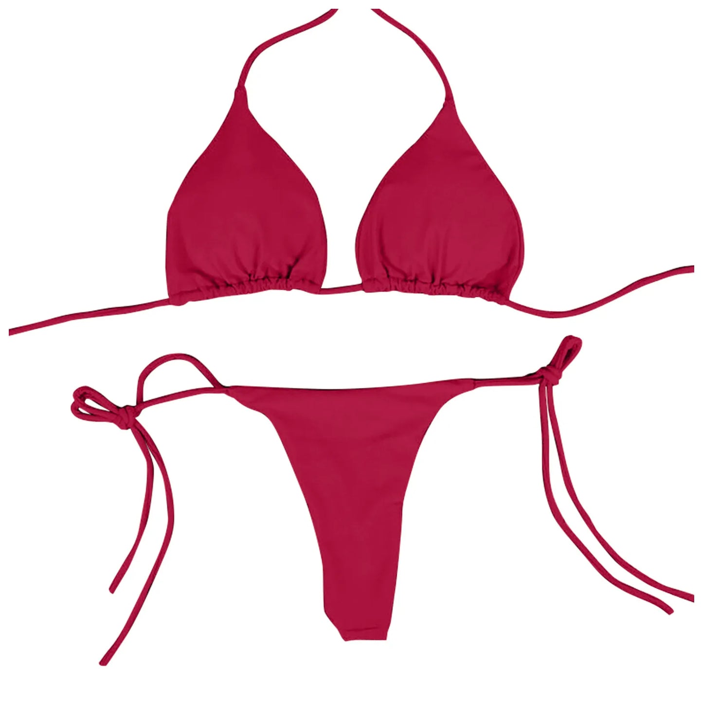 Brazilian Bikini Set 2025 - Zweiteiliger Sommer Bikini mit String-Höschen