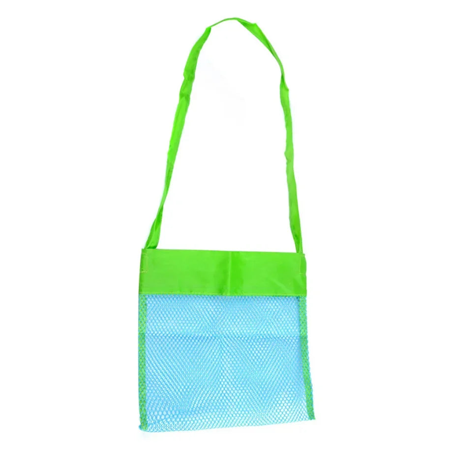 Beach Mesh Bag Children Sand Away Protable Kids Beach Toys Clothes Bags Toy Storage Sundries Organizers Bag Cosmetic Makeup Bags