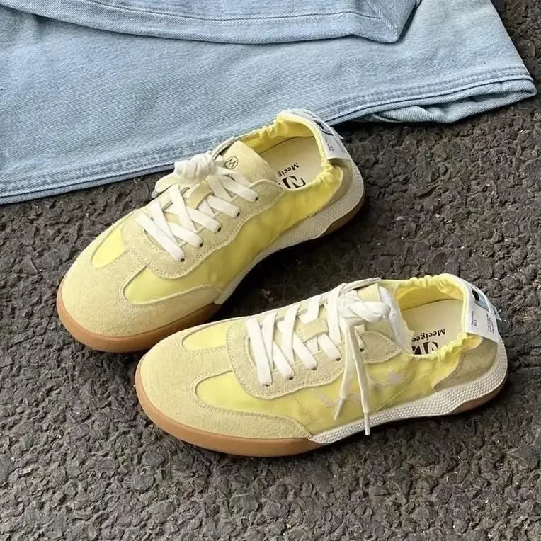 Sneakers Flat Women Footwear Sports Ladies Shoes Lace Up Luxury A On Offer Urban Young On Sale And Low Price Light New In Spring