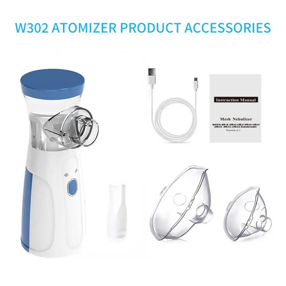 Portable Outdoor Nebulizer Silent Mesh Mini First Aid Kit Handheld Asthma Inhaler Atomizer Kids Adult Saving Emergency Device