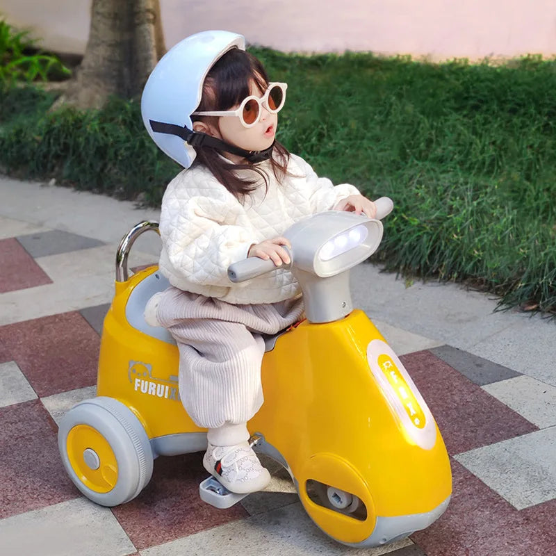 Hohe Qualität Multi-funktion LED Sound Motorrad Balance Auto Dreirad Fahrrad Baby Schaukelauto Spielzeug Für Baby Mädchen Bestes Geschenk