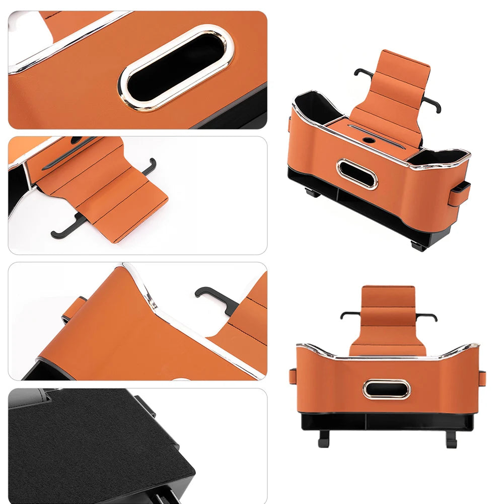 Car Seat Organiser Storage Box Multi-Pocket Car Back Seats Storage Bag Interior Accessories For Sundries Snack Drink Cup Holder