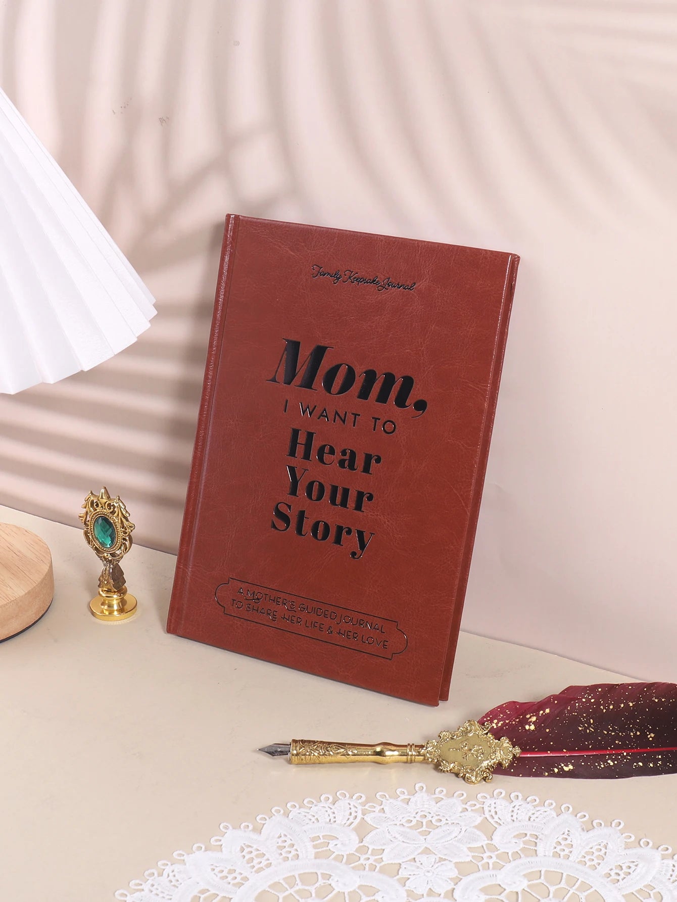 Choice Mom Ledercover Notizbuch - A5 120 Seiten Geschenk