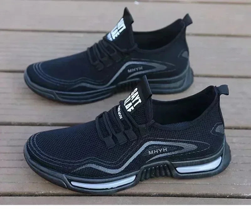 Men Shoes Yez Slip on Fashion Sneakers Male Sport Running Shoes Breathable Training Walking Tennis Shoes