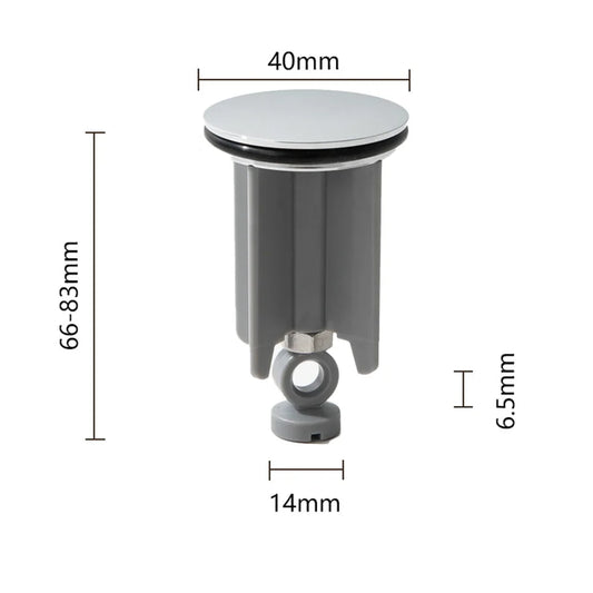 Universal Abflussstopfen Praktisch - Kupfer-ABS Ø40mm