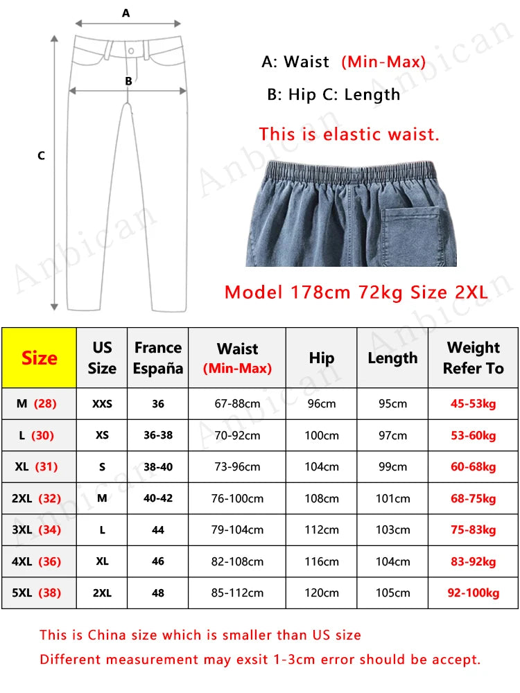 Spring Summer Black Blue Cargo Jeans Men Streetwear Denim Jogger Pants Men Baggy Harem Jean Trousers Plus Size