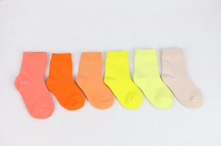 Bambino Socken Bonbonfarben - Baumwolle 20 Stk 1-9 Jahre