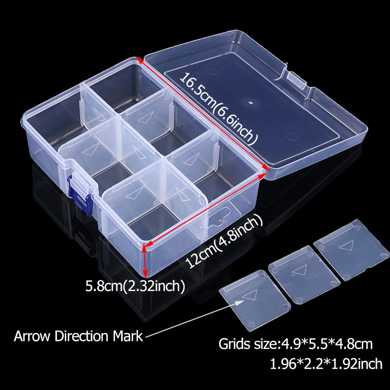 Erpels Organizer Verstellbar - 6 Fächer 6.6x4.8x2.32cm