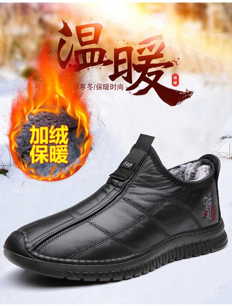 Henan Winterschuhe Velvet Warm - Größe 38-48, Wasserdicht, Rutschfest