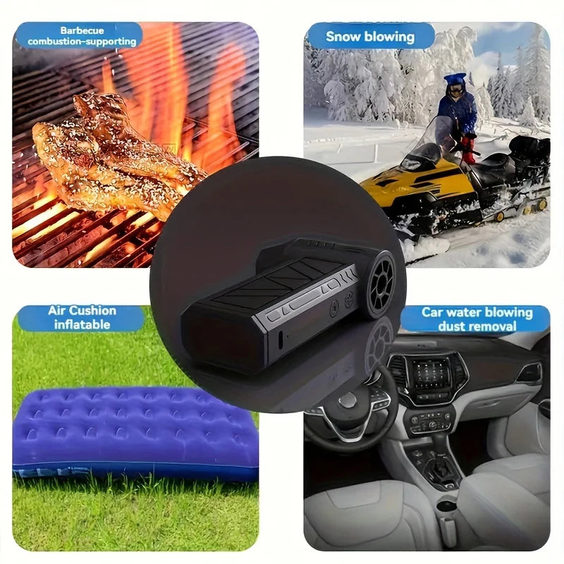 Xiaomi 130000RPM Handheld Brushless Motor 3nd Generation X3 Violent Blower Turbo Jet Fan Wind Speed 52m/s industrial Duct Fan