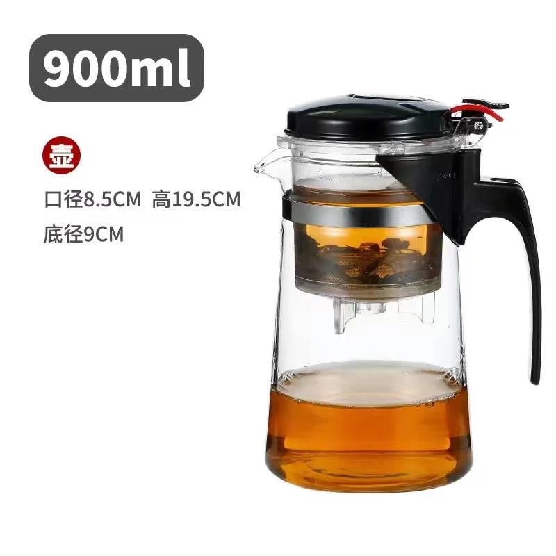Hitzebeständiger Glas-Teetopf Chinesische Set