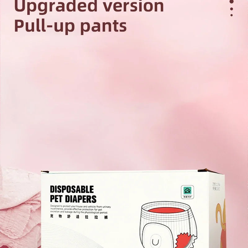 MOONBIFFY Einweg-Hundewindeln Superabsorption - 10 St, M