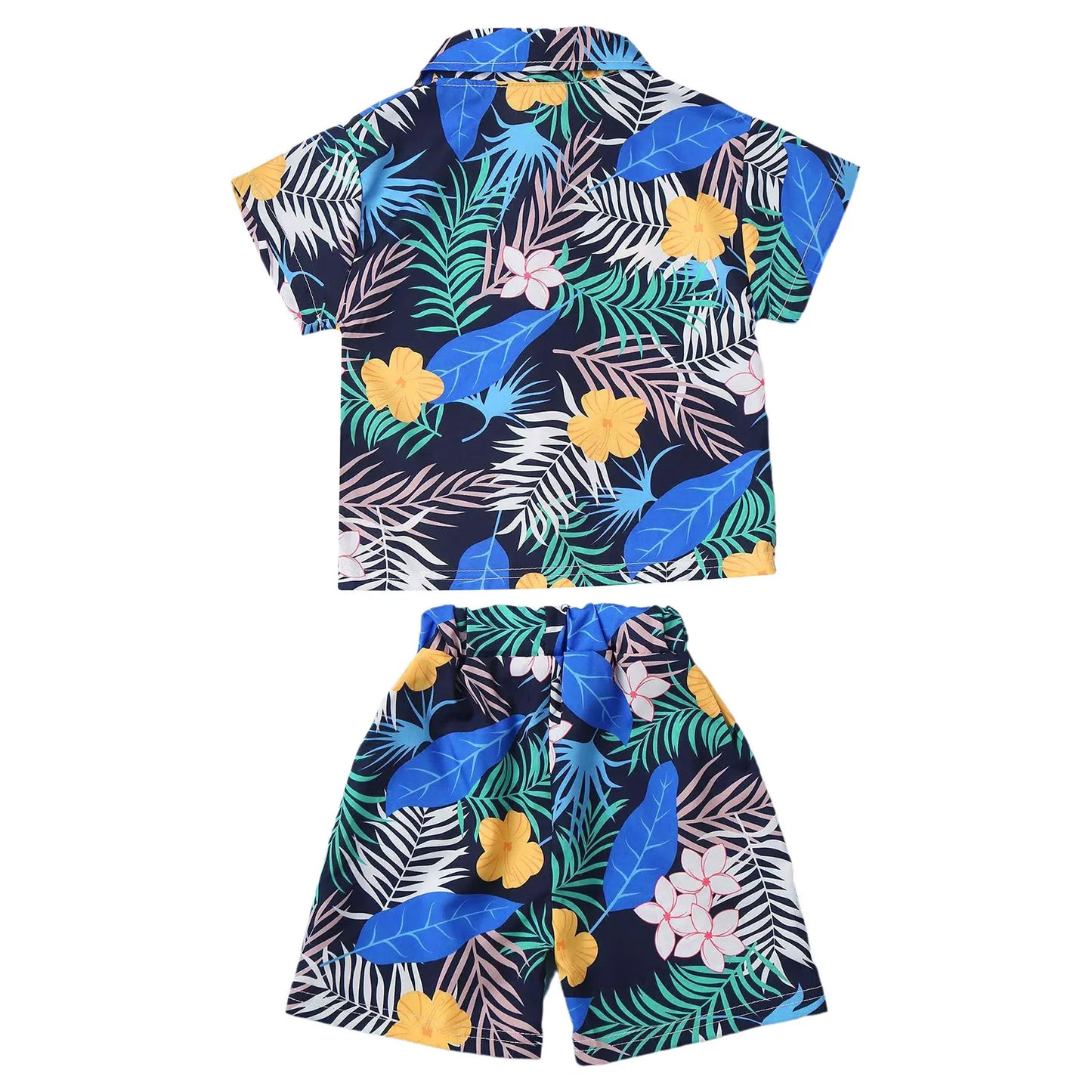 Jungen-Sommer-Set 2025: Hawaii-Hemd & Shorts - Premium Vacation Collection