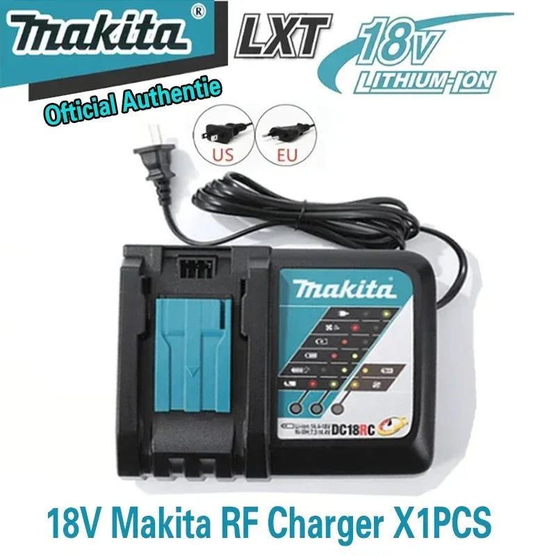 Batería Makita genuina de 18V, batería de herramientas eléctricas recargable de 6Ah, 18V makita con reemplazo de iones de litio