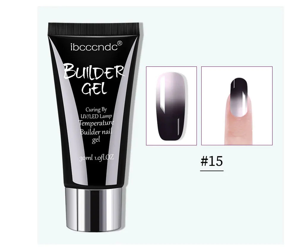 Semi-permanent Gel for Nails Poly Nail Gel Polygels Uv Led Nail Lamp Manicure Extension Material Acrylic Polish temperature