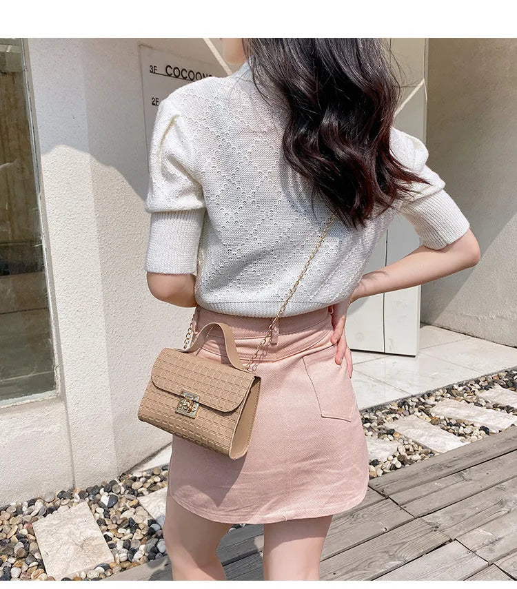 Fashion Small Handbag Women Shoulder Bags 2022 New Luxury Casual Clutch Bag PU Crossbody Bag For WomenSmall  Messenger Bag